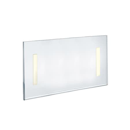 Azar Displays 14"W x 8.5"H Sign w/ Adhesive Tape, PK10 122012